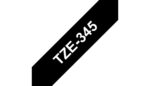 CINTA P/ROTULADORA BROTHER TZE345 18MM BLANCO/NEGRO - Imagen 2