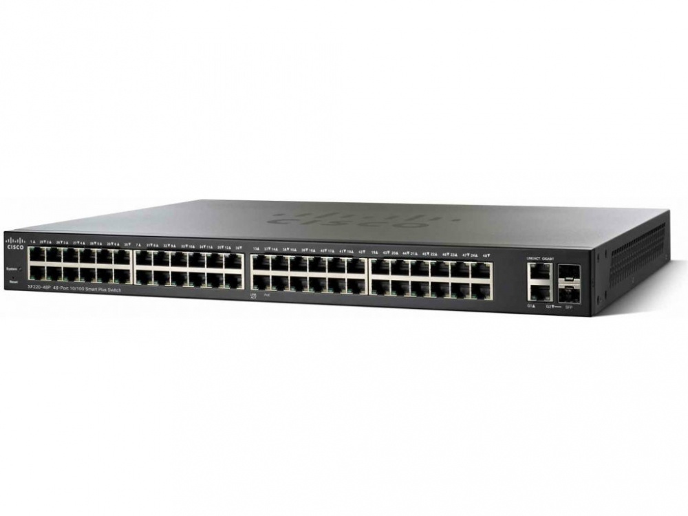 C CISCO SF350 48P K9 NA 1 - Switch Cisco Fast Ethernet SF350-48P, 48 Puertos PoE+ 10/100Mbps + 2 Puertos SFP, 17.6 Gbit/s, 16.384 Entrada – Administrable SKU: SF350-48P-K9-NA