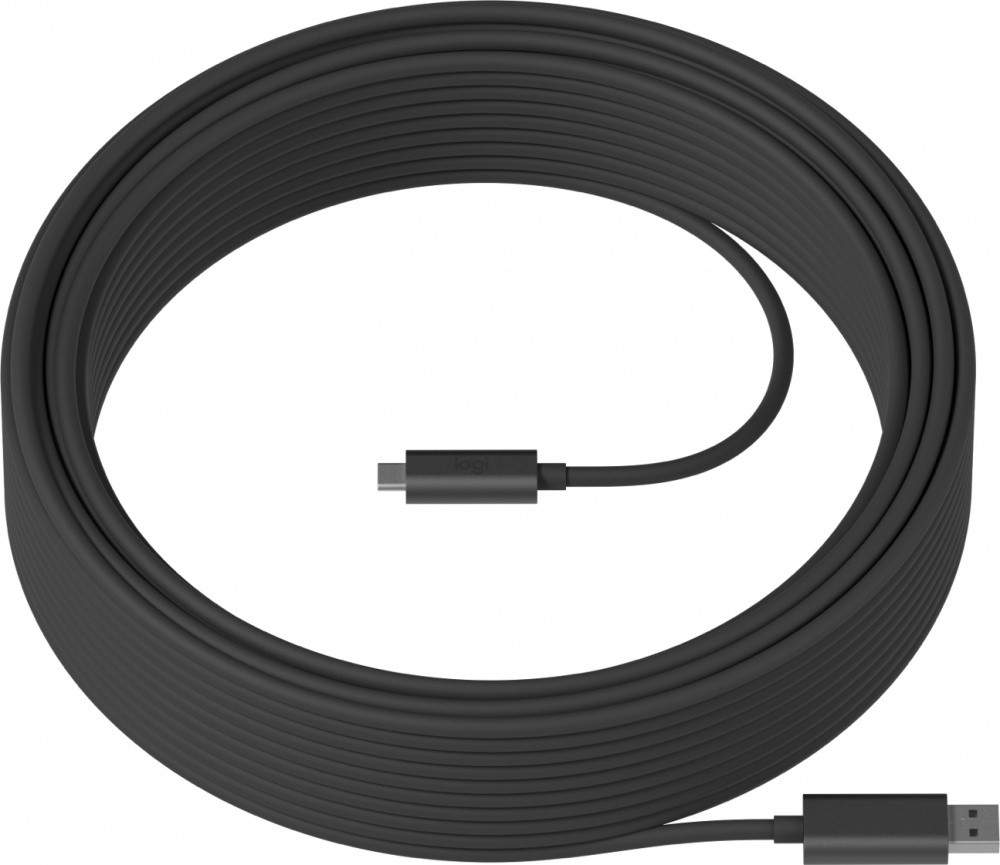 C LOGITECH 939 001802 059af2 - Logitech Cable USB A Macho – USB C Macho, 25 Metros, Negro SKU: 939-001802