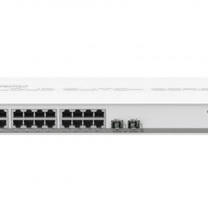 C MIKROTIK CSS326 24G 2SRM 1 301x301 - Switch MikroTik Gigabit Ethernet Cloud Smart, 24 Puertos 10/100/1000Mbps + 2 Puertos SFP+, Administrable SKU: CSS326-24G-2S+RM