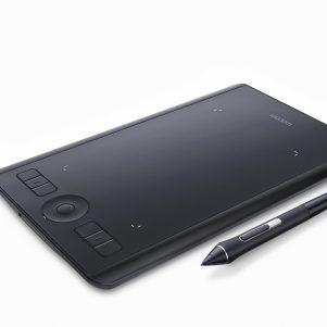 C WACOM PTH460K0A 1 1 301x301 - Tableta Gráfica Wacom Intuos Pro Small, 160 x 100mm, Inalámbrico, USB/Bluetooth, Negro SKU: PTH460K0A