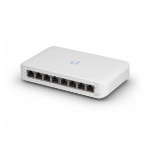 Comeros UBIQUITINETWORKS USW LITE 8 POE 1 301x301 - Ubiquiti USW-LITE-8-POE – Switch Lite 8 PoE Fully managed Layer 2 switch with (8) Gigabit Ethernet ports in a compact form factor.