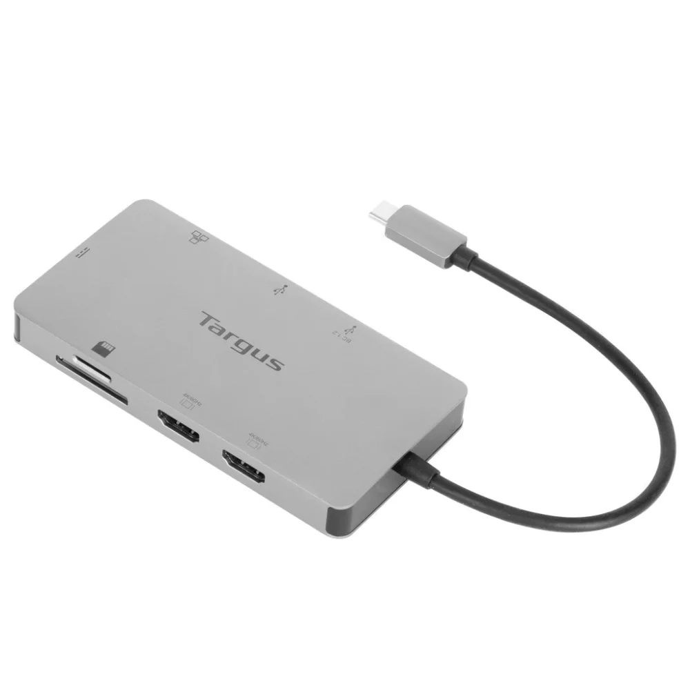 Estacion de acoplamiento USB C doble HDMI 4K con paso PD de 100 W4 1000x1000 - Docking Station Targus USB-C Dual HDMI 4K with 100W PD