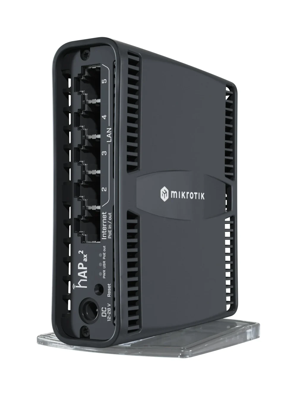 Mikrotik hAP ax2 router inalambrico 2 1000x1330 - Mikrotik hAP ax2 router inalámbrico Gigabit Ethernet Doble banda (2,4 GHz / 5 GHz) Negro
