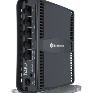 Mikrotik hAP ax2 router inalambrico 2 301x301 - Mikrotik hAP ax2 router inalámbrico Gigabit Ethernet Doble banda (2,4 GHz / 5 GHz) Negro