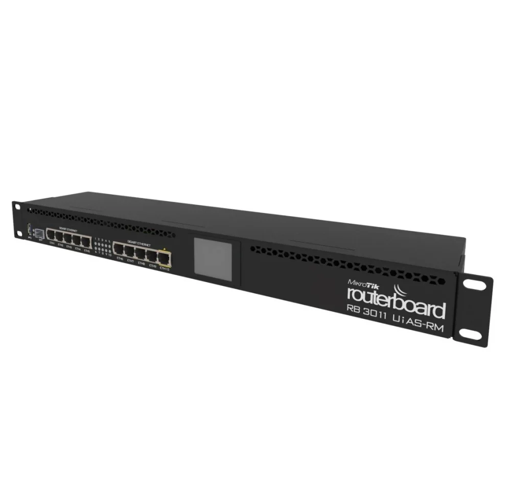 RB3011UIAS RM image1 1000x961 - Router MikroTik Gigabit Ethernet RouterBoard, Alámbrico, 10x RJ-45, 1.4GHz SKU: RB3011UIAS-RM