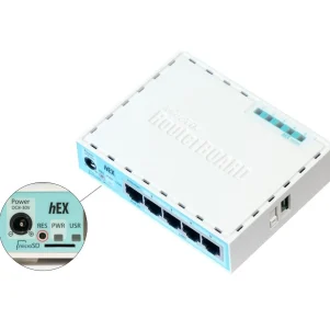 RB750GR3 image1 301x301 - Router MikroTik Gigabit Ethernet hEX, Alámbrico, 5x RJ-45, 1x USB SKU: RB750GR3