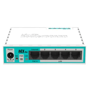 RB750R22 image2 301x301 - Router MikroTik Fast Ethernet hEX Lite, Alámbrico, 5x RJ-45 SKU: RB750R2