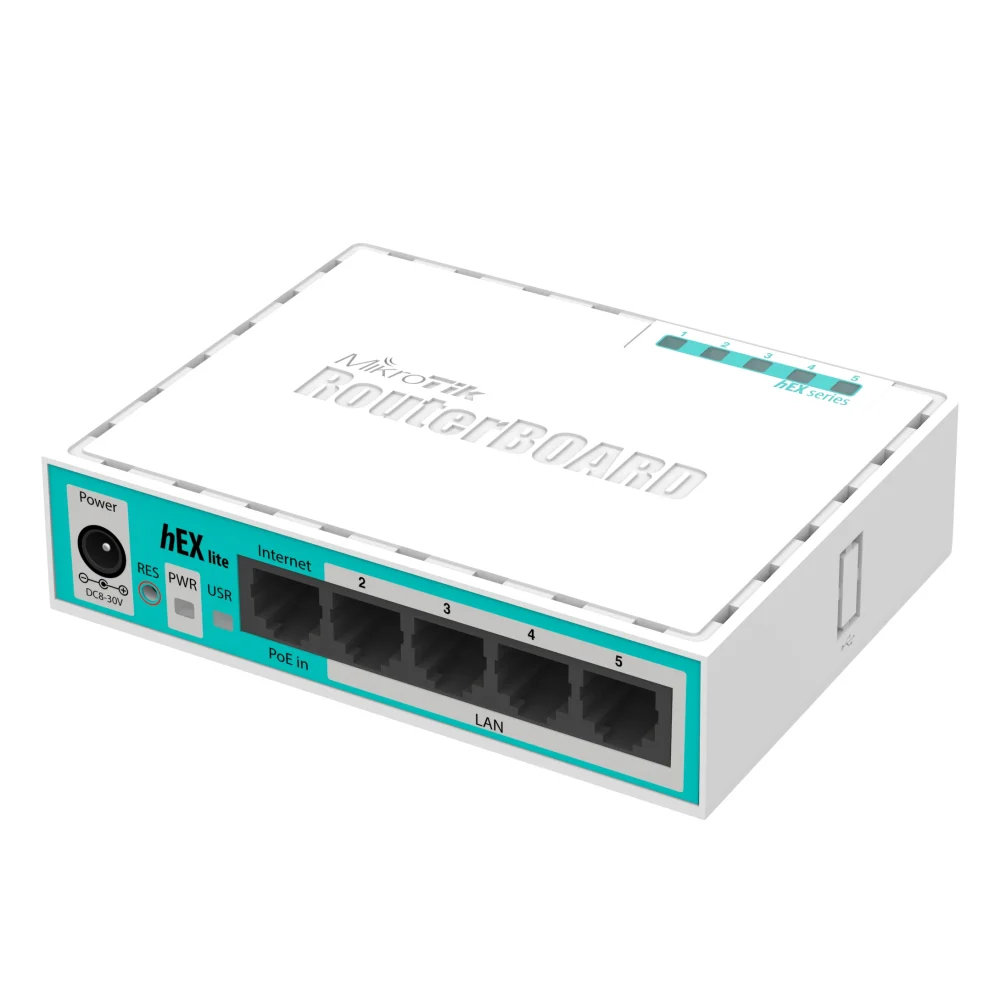 RB750R2 image1 1000x1000 - Router MikroTik Fast Ethernet hEX Lite, Alámbrico, 5x RJ-45 SKU: RB750R2