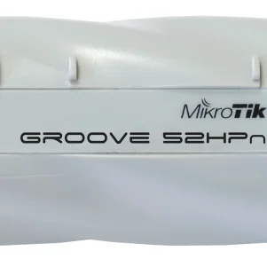 RBGROOVEA 52HPN image1 301x301 - Access Point MikroTik de Banda Dual GrooveA 52, 150 Mbit/s, 1x RJ-45, 2.4/5GHz, 1 Antena de 6dBi SKU: RBGROOVEA-52HPN