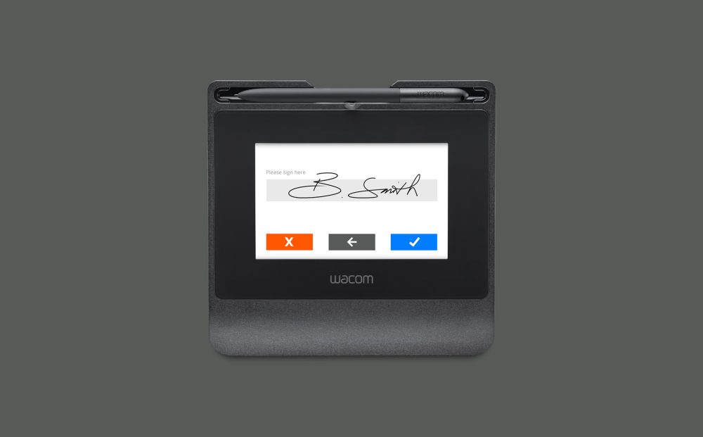 wacom for business signature pad stu 540 top 1000x621 - STU540 Tableta Firma Digital Wacom ST-540 con lápiz
