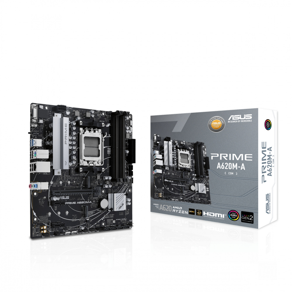 C ASUS PRIMEA620M A CSM f9e795 - MOTHERBOARD ASUS AM5 PRIME A620M-A-CSM DDR5 BOX M-ATX