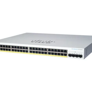 C CISCO CBS220 48P 4G NA 2de81c 301x301 - Switch Cisco Gigabit Ethernet Business 220, 48 Puertos PoE 10/100/1000 + 4 Puertos SFP