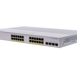 C CISCO CBS350 24P 4G NA 42690a 301x301 - Switch Cisco Gigabit Ethernet CBS350, 24 Puertos PoE+ 10/100/1000Mbps + 4 Puertos SFP