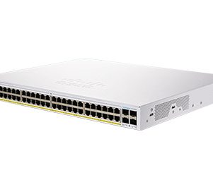 C CISCO CBS350 48P 4X NA a4e460 301x272 - Switch Cisco Gigabit Ethernet CBS350, 48 Puertos PoE+ 10/100/1000Mbit/s + 4 Puertos SFP