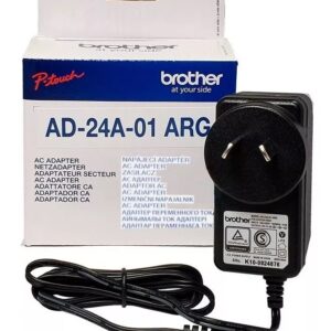 “Adaptador de Corriente Brother AD-24A01, color negro, para rotuladoras P-touch PT-H110”