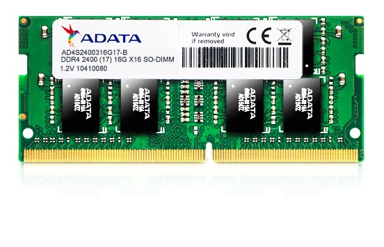 C ADATA AD4S2400J4G17 S 1 - MEMORIA SODIMM DDR4 4GB ADATA 2400MHZ CL17 SINGLE TRAY