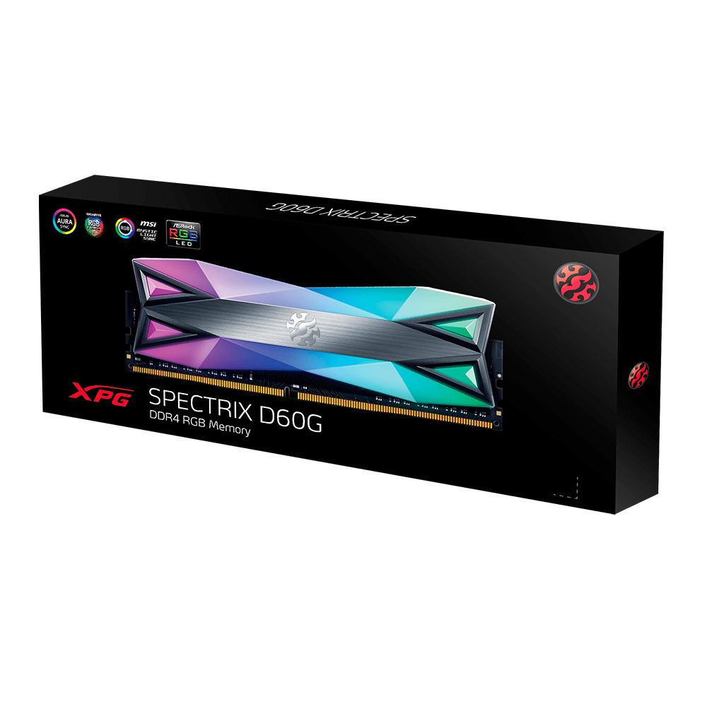 C XPG AX4U360016G18I ST60 3 - MEMORIA DDR4 16GB ADATA XPG 3600MHZ SPECTRIX D60G RGB