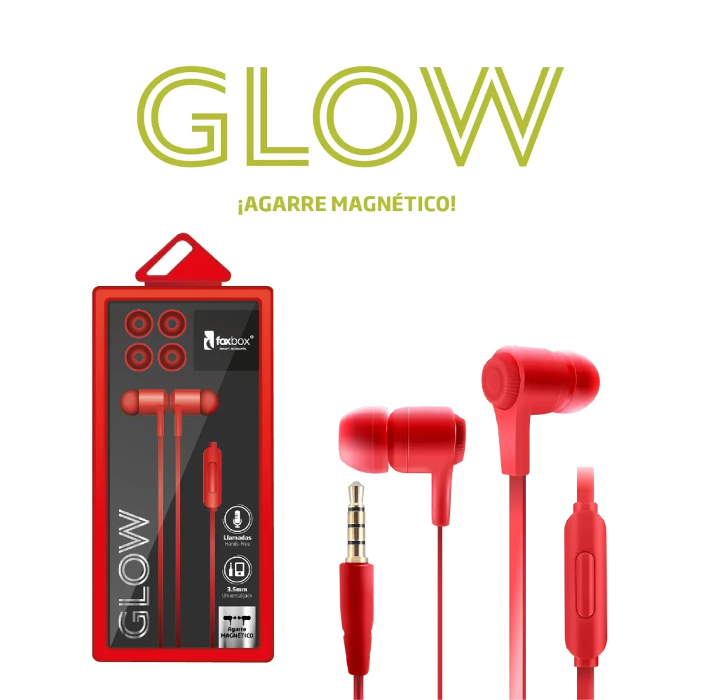 Glow 1000x999 - AURICULARES FOXBOX GLOW 3.5 NEGRO