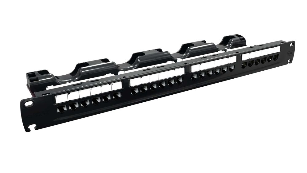 Patch Panel Cat.6 03 1000x563 - PATCHPANEL FURUKAWA 24P CAT.6 MULTILAN NEGRO