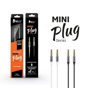 mini plug 301x301 - CABLE MINIPLUG FOXBOX NEGRO