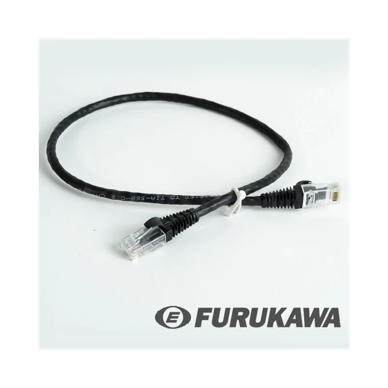 patchcord cat5e 050mt multilan negro 35103034 - PATCHCORD CAT.5E FURUKAWA MULTILAN 0.5M NG