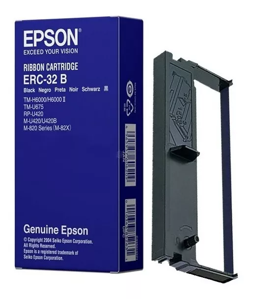 34373 - EPSON CINTA ERC-32B NEGRA P/ TM-U675/H6000