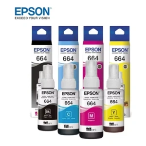 BOTELLAS EPSON T664 BUNDLE X 4 COLORES B/C/M/Y