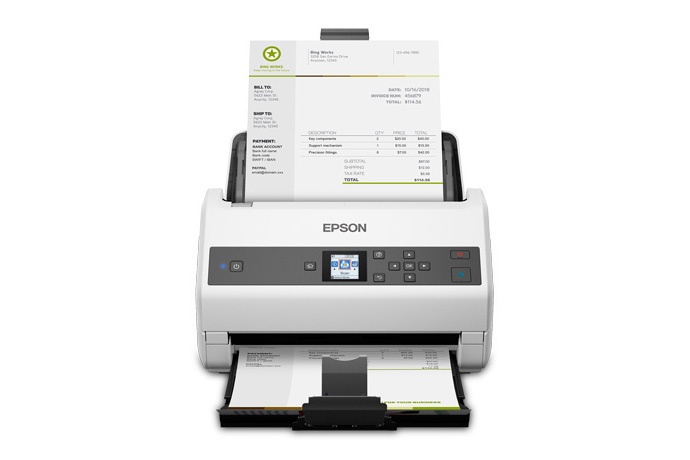 C EPSON B11B250201 1 - Scanner Epson WorkForce DS-870, 600 x 600DPI, Escáner Color, Escaneado Dúplex, USB 3.0, Gris/Blanco B11B250201