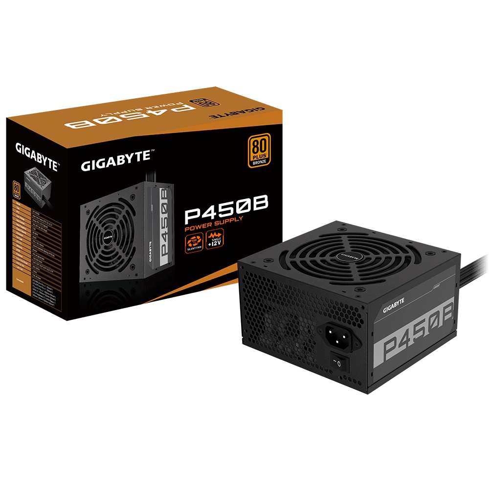 C GIGABYTE GP P450B 5 - FUENTE 450W GIGABYTE 80 PLUS BRONZE GP-P450B/AR