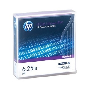 Cinta de Datos HPE LTO-6 Ultrium 6.25TB RW (C7976A)
