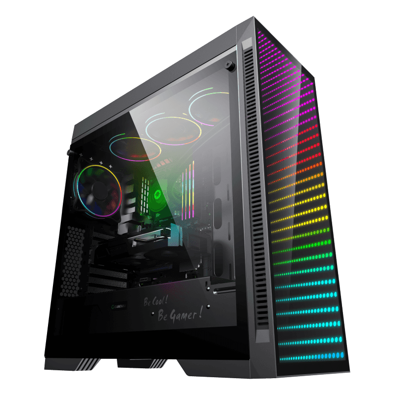 GAMEMAX ABYSS TR M908TR - GABINETE GAMEMAX ABYSS TR M908TR 1* FAN ARGB ATX