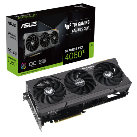 RTX™ 4060 Ti 8GB - PLACA DE VIDEO 8GB RTX 4060 TI ASUS TUF O8G