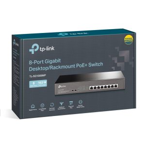 TL SG1008MP 301x301 - Switch Tp Link 8 Puertos Gigabyte POE + para escritorio / montaje en rack TL-SG1008MP