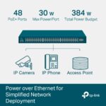 Switch TP LINK administrado JetStream de 52 puertos Gigabit L2+ con 48 puertos PoE+ TL-SG3452P - Imagen 4