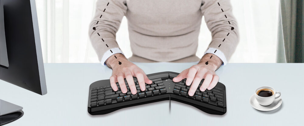 TECLADO GENIUS ERGO KB-700 USB ERGONOMICO - Imagen 5
