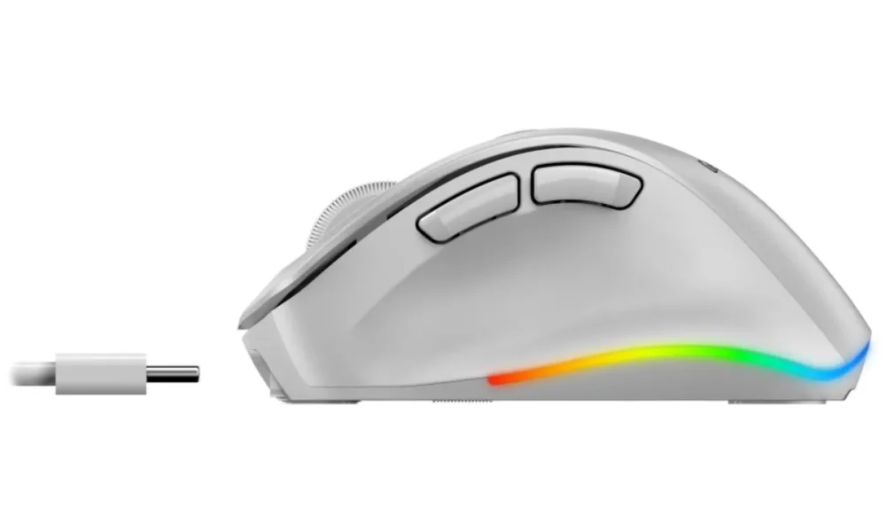 MOUSE GENIUS ERGO 9000S PRO 2.4GHZ+BT PEARL WHITE - Imagen 6