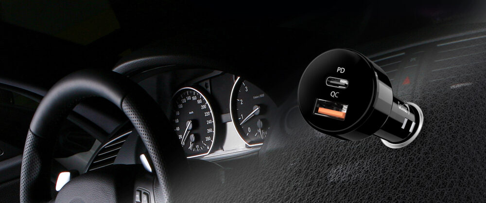 CARGADOR GENIUS PD-36AC P/AUTO USB-A / USB-C 36W - Imagen 6
