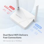 ROUTER 4P MERCUSYS MR20 AC750 DUAL BAND - Imagen 6