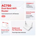 ROUTER 4P MERCUSYS MR20 AC750 DUAL BAND - Imagen 5