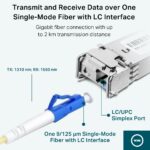 MODULO SFP TP-LINK SM321B-2 WDM BIDIRECCIONAL 2KM - Imagen 4