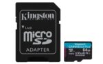 MICRO SD 64GB V30 KINGSTON CANVAS GO PLUS - Imagen 2