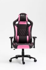Silla Gamer SYX CH-451 PK Rosa y Negro: Estilo Vibrante y Confort Superior - Imagen 9