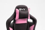 Silla Gamer SYX CH-451 PK Rosa y Negro: Estilo Vibrante y Confort Superior - Imagen 7