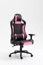 Silla Gamer SYX CH-451 PK Rosa y Negro: Estilo Vibrante y Confort Superior - Imagen 6