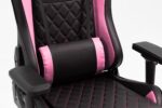 Silla Gamer SYX CH-451 PK Rosa y Negro: Estilo Vibrante y Confort Superior - Imagen 2