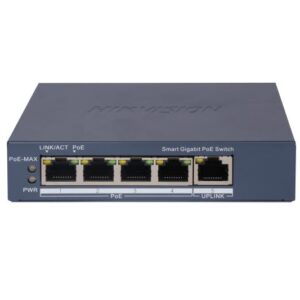SWITCH 4P HIKVISION DS-3E1505P-EI GIGA SMART POE
