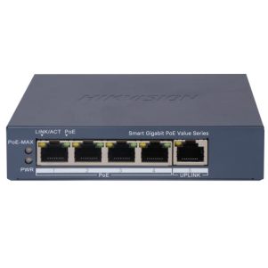 SWITCH 4P HIKVISION DS-3E1505P-EI/M GIGA SMART POE