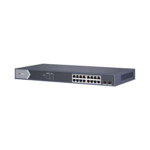 SWITCH 16P HIKVISION DS-3E1518P-EI/M SMART POE