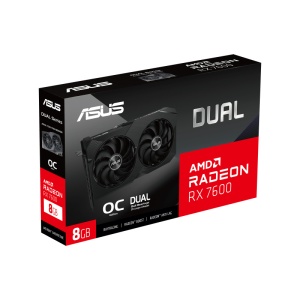 PLACA DE VIDEO 8GB RX 7600 ASUS DUAL V2 OC 8GB